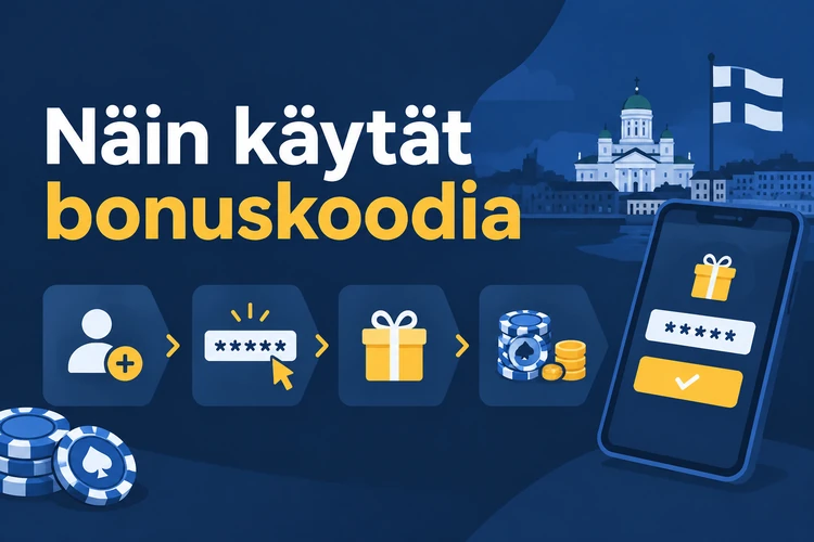 Näin käytät bonuskoodia