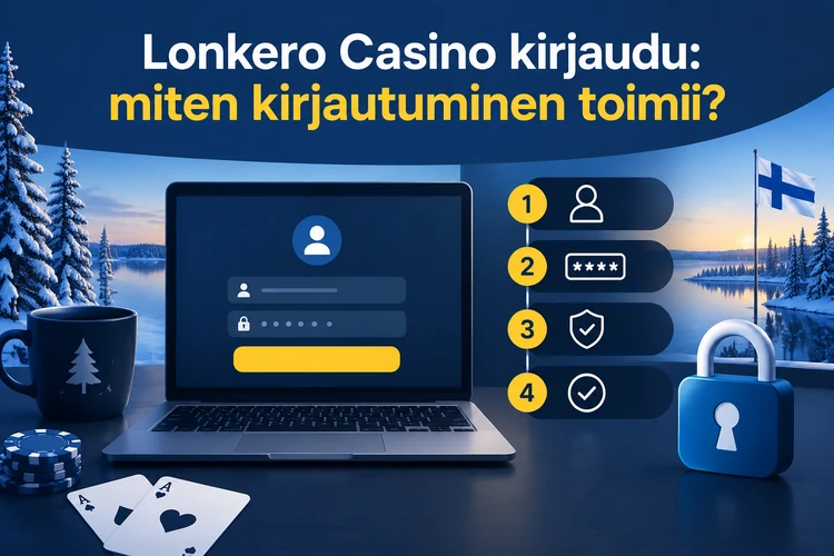 Lonkero Casino kirjaudu: miten kirjautuminen toimii?