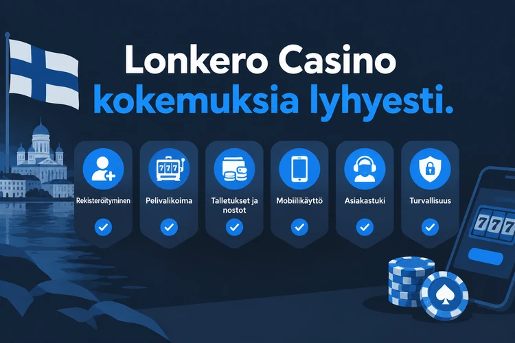Lonkero Casino kokemuksia lyhyesti