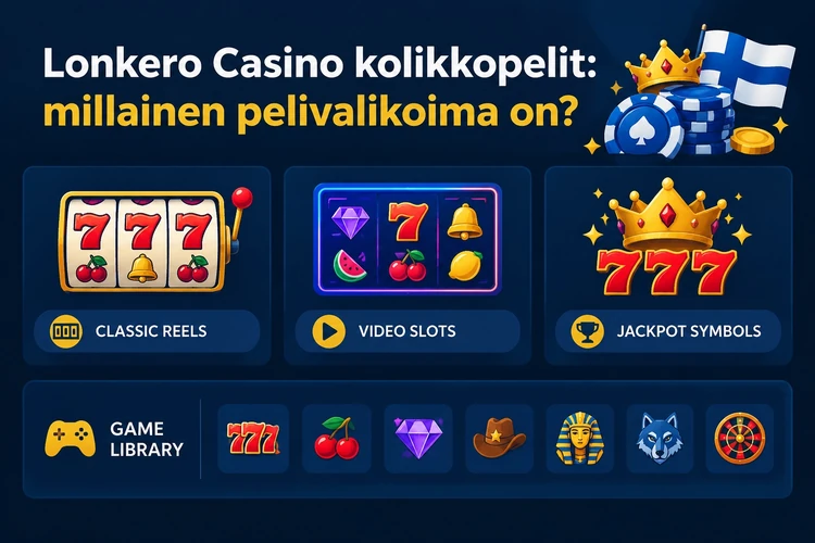 Lonkero Casino kolikkopelit: millainen pelivalikoima on?