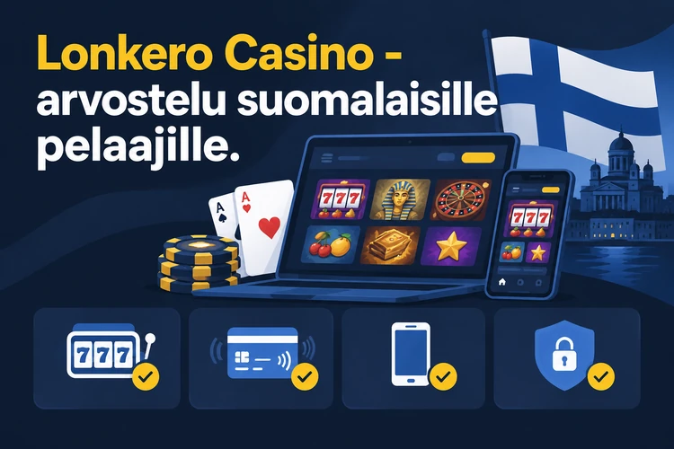 Lonkero Casino - arvostelu suomalaisille pelaajille